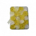 Mydlové konfety 20ks – žltobiele