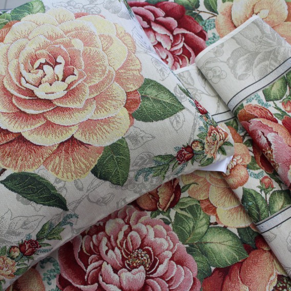 Gobelínový obrus Oranžové kvety