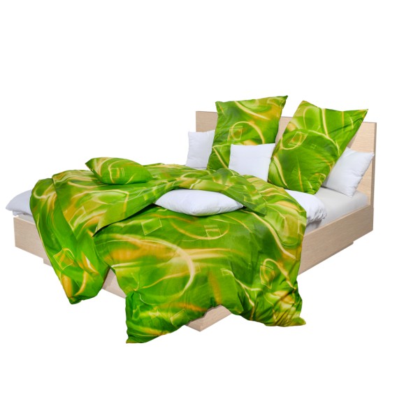 Posteľné obliečky krepové Zelená dúha