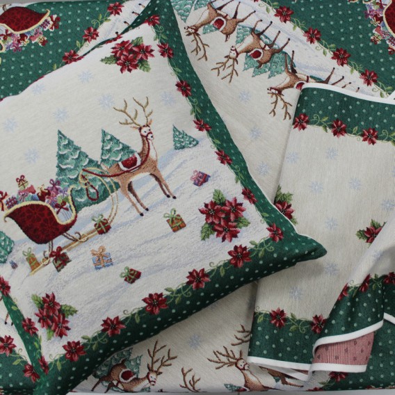 Vianočný gobelínový obrus čarokrásne Vianoce