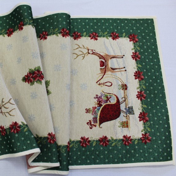 Vianočný gobelínový obrus čarokrásne Vianoce