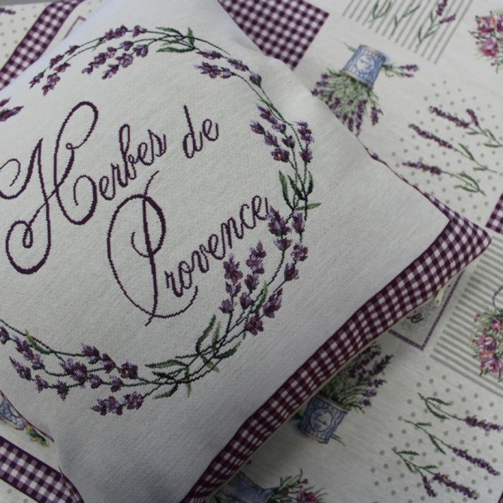 Gobelínová obliečka Levanduľová záhrada