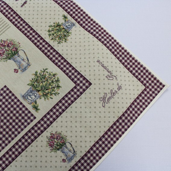 Gobelínová obliečka Levanduľová záhrada