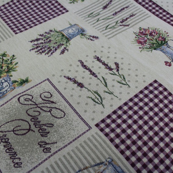 Gobelínová obliečka Levanduľová záhrada