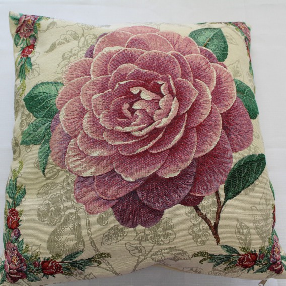 Gobelínová obliečka  43x43cm Fialový kvet