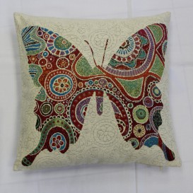 Gobelínová obliečka  43x43cm Motýlia kráľovná