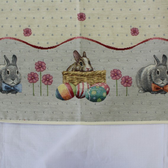 Veľkonočný gobelínový obrus Zajo