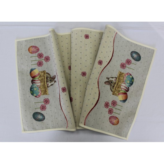 Veľkonočný gobelínový obrus Zajo