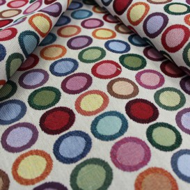 Gobelínová metráž Guľky š.140cm