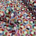 Gobelínová metráž Hexagony š.140cm