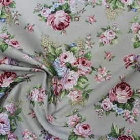 Gobelínová metráž Romentické ruže stredné  š.140cmx1cm