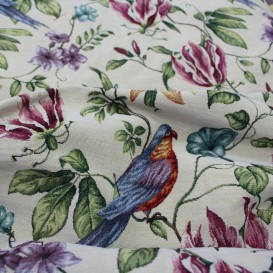 Gobelínová metráž Botanická záhrada š.140cm