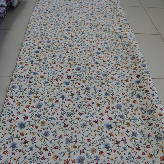 Gobelínová metráž Drobné kvietky š.140cmx1cm