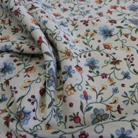 Gobelínová metráž Drobné kvietky š.140cm