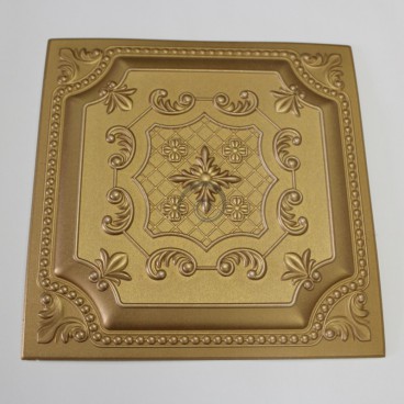 Polystyrénová stropná kazeta zlatá 37 - 4kocky