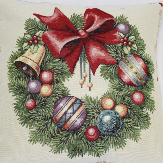 Gobelinova obliečka Vianočný veniec