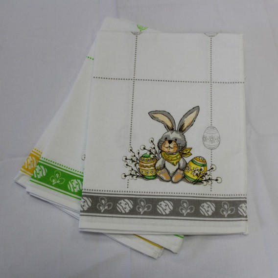 Kuchynské utierky veľkonočné 2set Zajačik