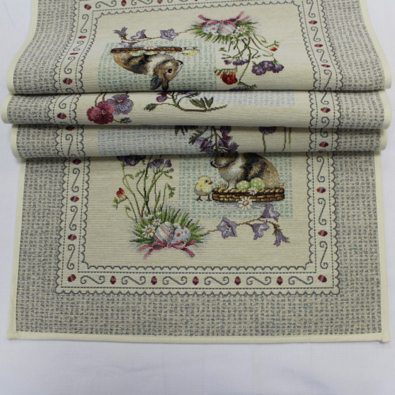 Gobelínový veľkonočný obrus Farebná Veľká noc