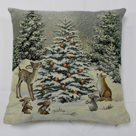 Gobelínová obliečka Vianoce v lese