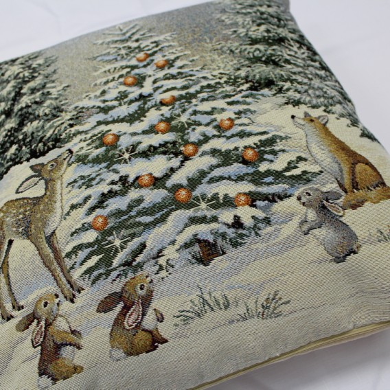 Gobelínová obliečka Vianoce v lese