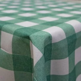 Obrus teflónový Káro zelené vzor 604
