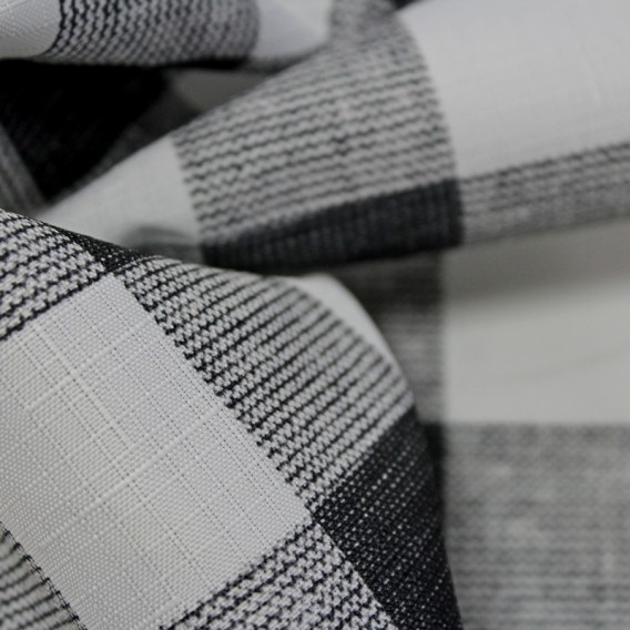 Obrus teflónový Káro černé vzor 608