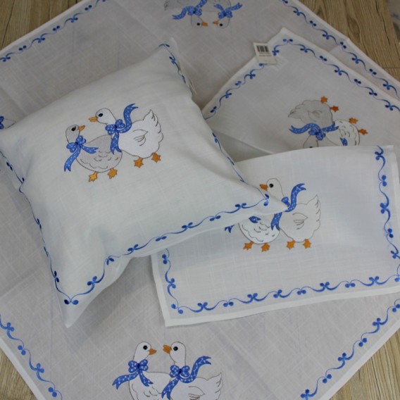 Ubrus Modré housky 40x160