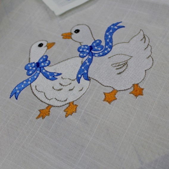 Obrus Modré húsky 40x160