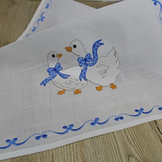 Ubrus Modré housky 40x160