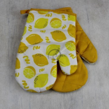 Kuchyňské rukavice citróny