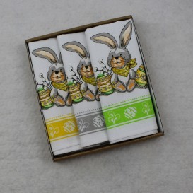 Kuchynské utierky veľkonočné 3set Zajačik