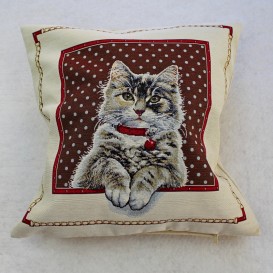 Gobelínová povlak kotě 45x45cm