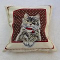 Gobelínová povlak kotě 45x45cm