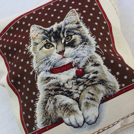 Gobelínová povlak kotě 45x45cm