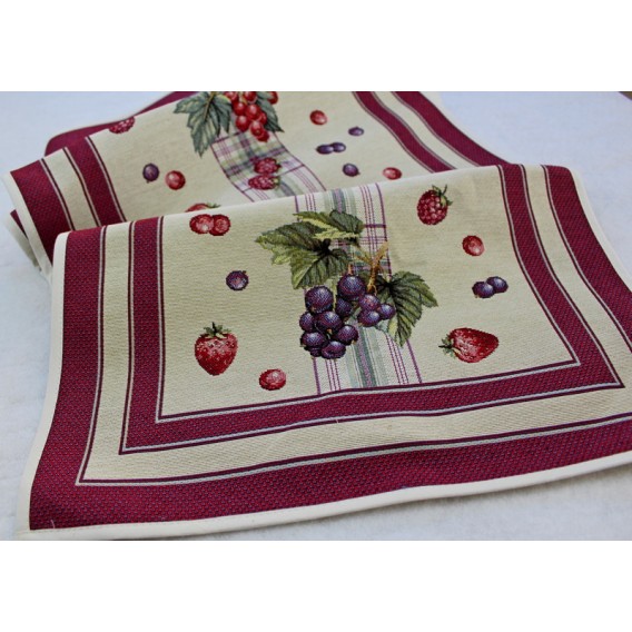 Gobelínový obrus Šťavnaté ovocie 40x100cm