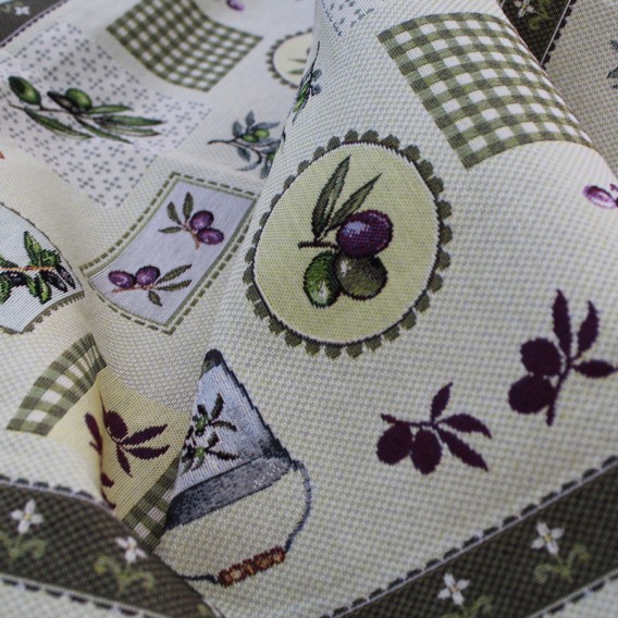 Gobelínový obrus Olivy 100x100cm