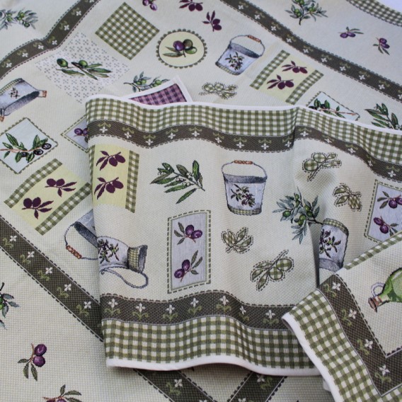 Gobelínový obrus Olivy 100x100cm