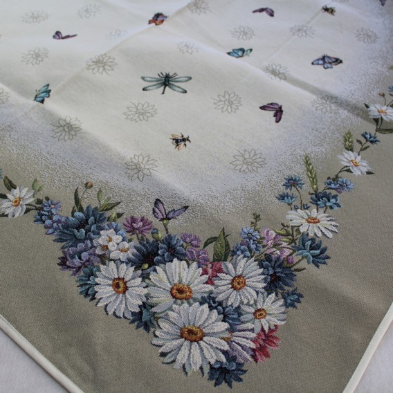 Gobelínový  ubrus Koprediny  100x100cm