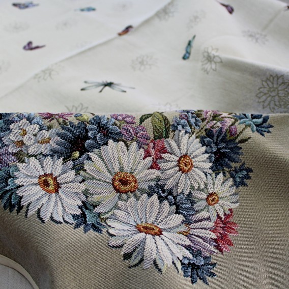 Gobelínový  ubrus Koprediny  100x100cm