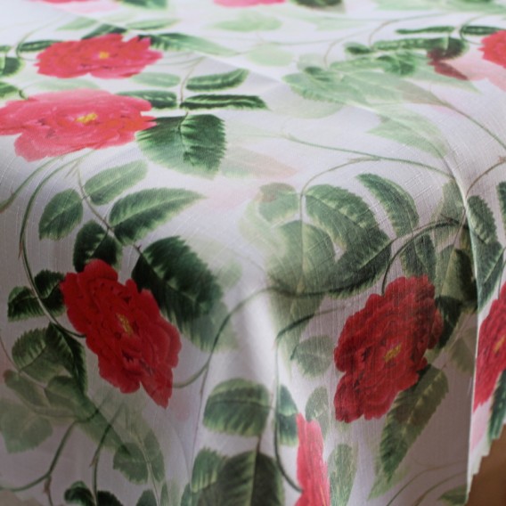 Obrus teflónový červené ruže  vzor 732