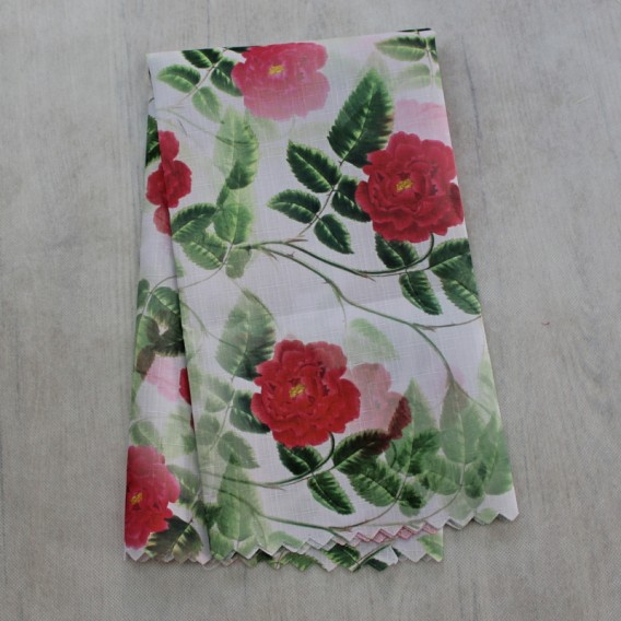 Obrus teflónový červené ruže  vzor 732