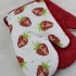 Kuchyňské rukavice jahody