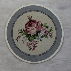 Gobelínový obrus Romantické ruže  kruh 27cm