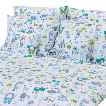 Detské posteľné obliečky bavlnené LS333 140x200+70x90cm