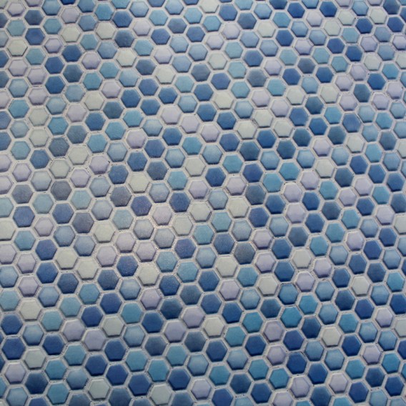 Umývateľný 3D obklad na stenu Modrá mozaika  š.67,5cm