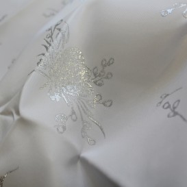 Obrus teflónový oboustranný stříbrný Halúzka