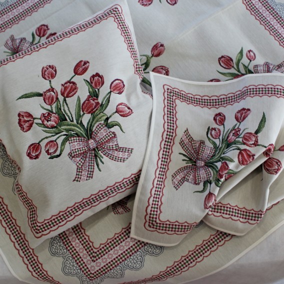 Gobelínový obrus Romantický tulipán