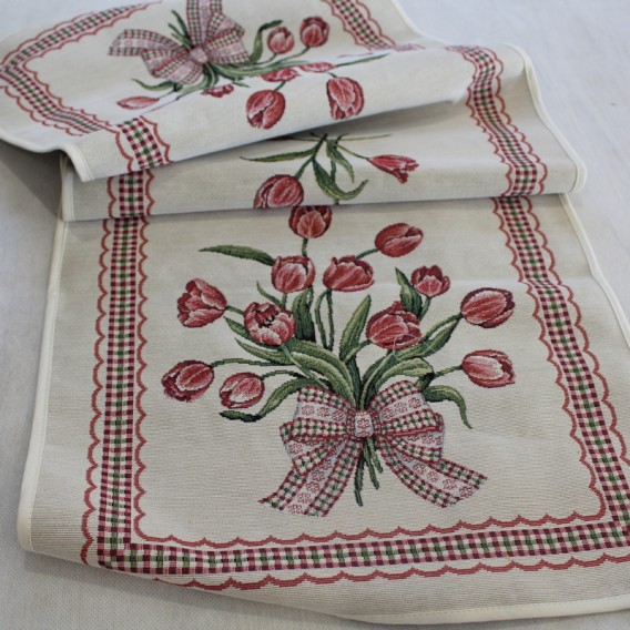 Gobelínový obrus Romantický tulipán