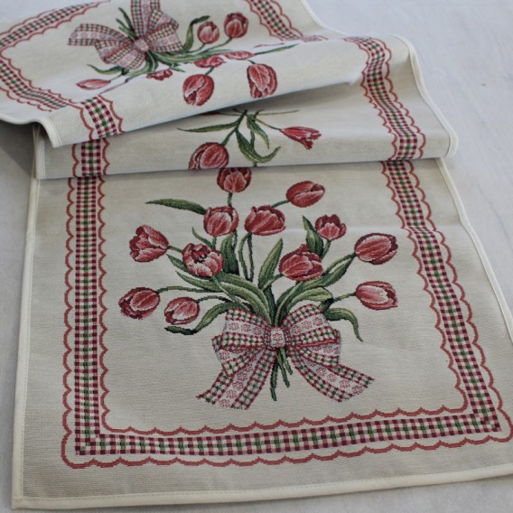 Gobelínový obrus Romantický tulipán