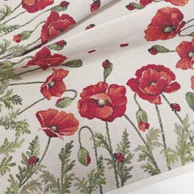 Gobelínový obrus Vlčie maky 2 40x100cm